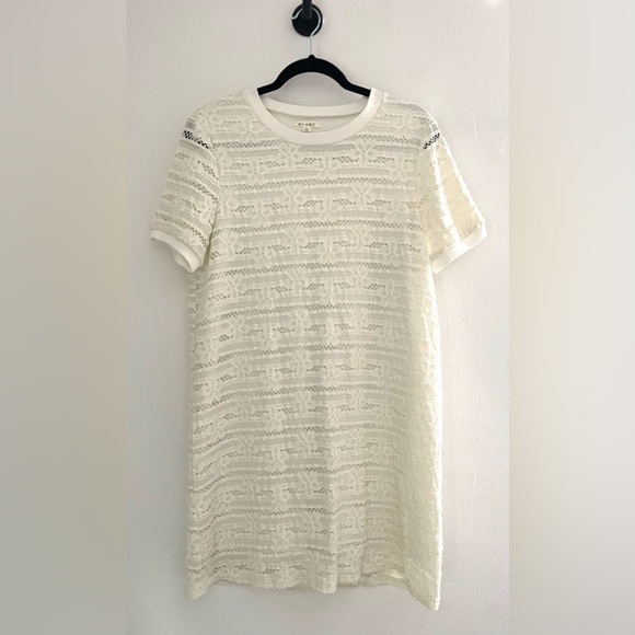 Miami Cream Lace Mini Dress - Picture 1 of 4
